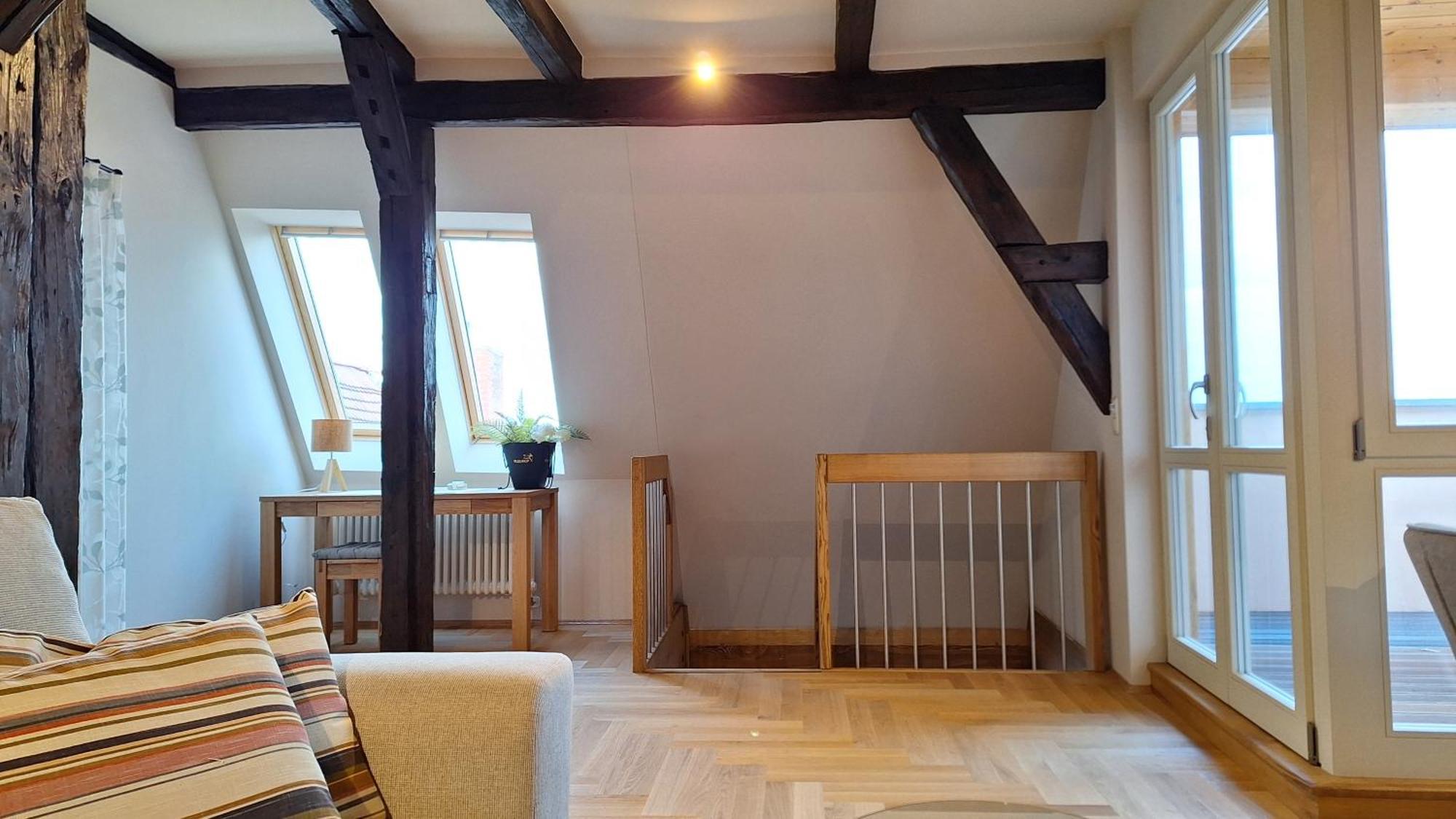 Stadtpalais Bellevue-Suite 3- Zimmer- Maisonettewohnung Mit Dachterrasse Maximal 4 Personen Budyšín Exteriér fotografie